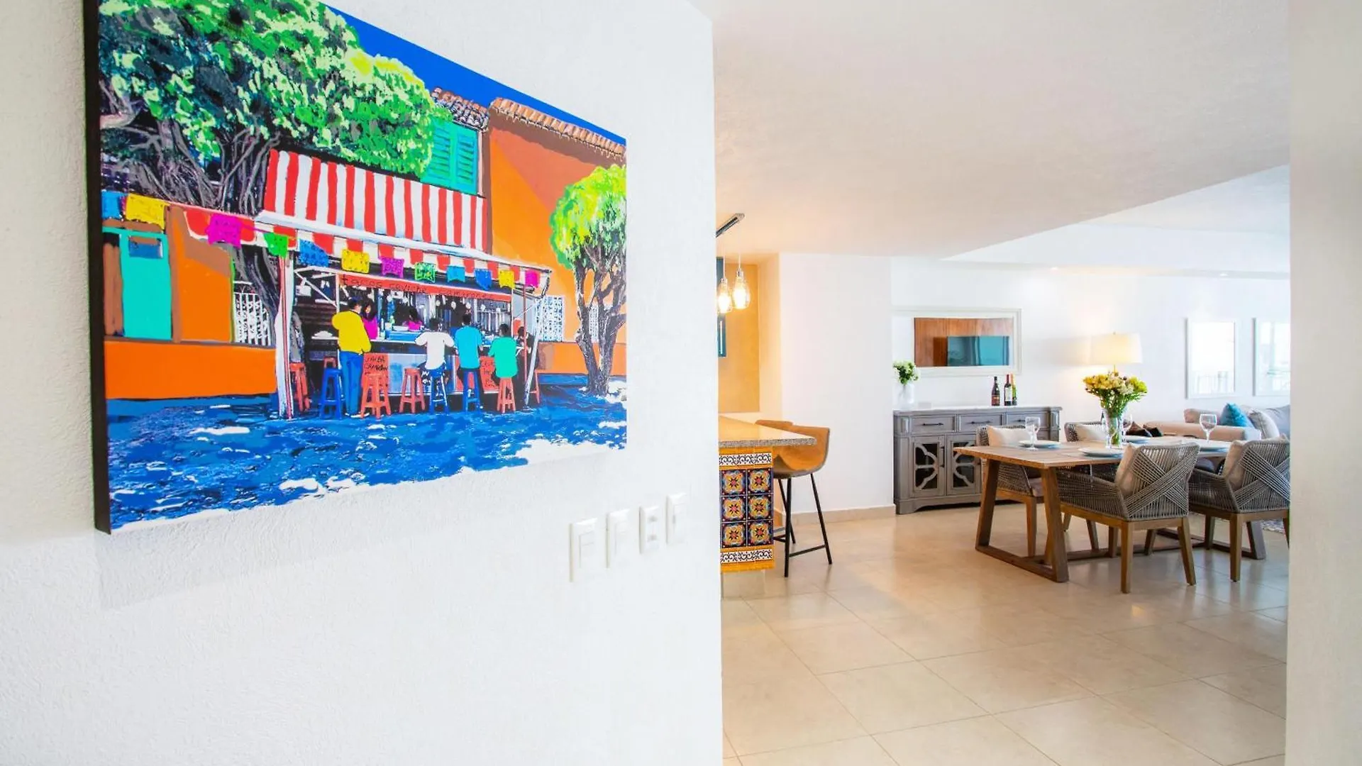 Vakantiehuis Ogovallarta, 2 Bedroom Beachfront With Double Balcony, Office, Bbq Puerto Vallarta Mexico